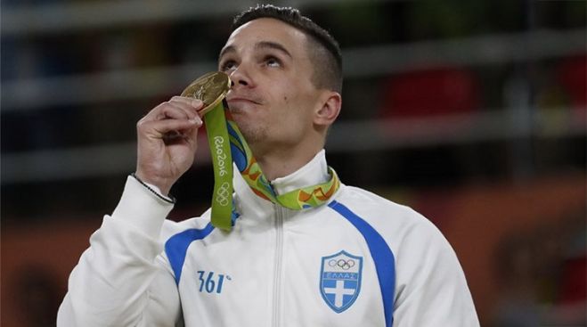 &Tau;&Omicron; &Omicron;&Lambda;&Upsilon;&Mu;&Pi;&Iota;&Alpha;&Kappa;&Omicron; &Mu;&Omicron;&Upsilon;&Sigma;&Epsilon;&Iota;&Omicron; &Sigma;&Upsilon;&Gamma;&Chi;&Alpha;&Iota;&Rho;&Epsilon;&Iota; &Tau;&Omicron;&Nu; &Chi;&Rho;&Upsilon;&Sigma;&Omicron; &Omicron;&Lambda;&Upsilon;&Mu;&Pi;&Iota;&Omicron;&Nu;&Iota;&Kappa;&Eta; &Mu;&Alpha;&Sigma;, &Lambda;&Epsilon;&Upsilon;&Tau;&Epsilon;&Rho;&Eta; &Pi;&Epsilon;&Tau;&Rho;&Omicron;&Upsilon;&Nu;&Iota;&Alpha;